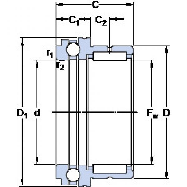 المحامل NKX 50 SKF #1 image