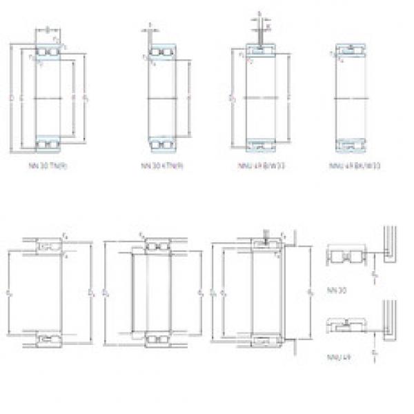 المحامل NN 3011 KTN/SP SKF #1 image