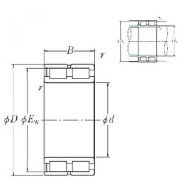 المحامل NNCF4944V NSK #1 image