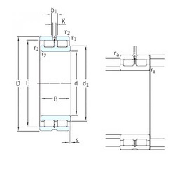 المحامل NNCL4920CV SKF #1 image