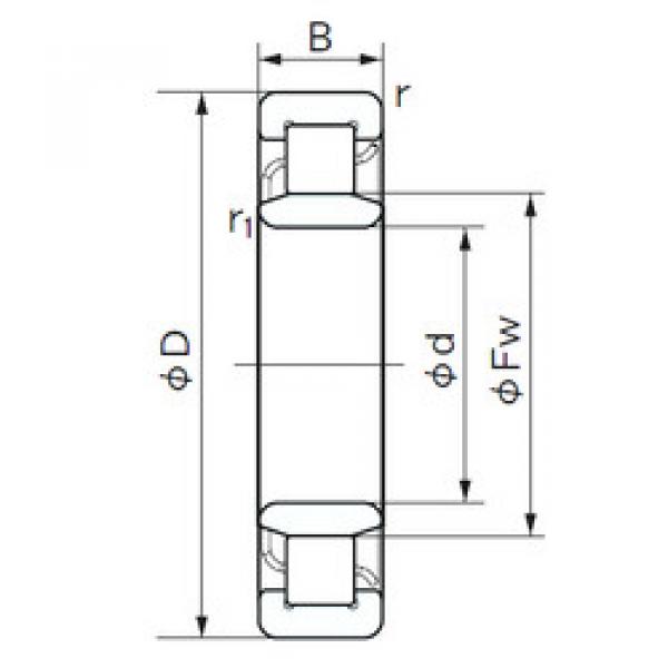 المحامل NU 252 NACHI #1 image