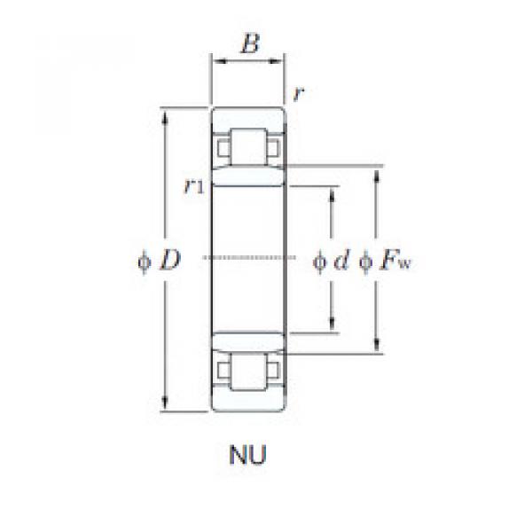 المحامل NU218R KOYO #1 image