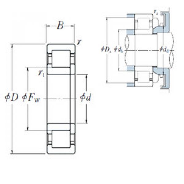 المحامل NUP1020 NSK #1 image