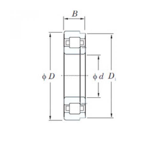 المحامل NUP212R KOYO #1 image