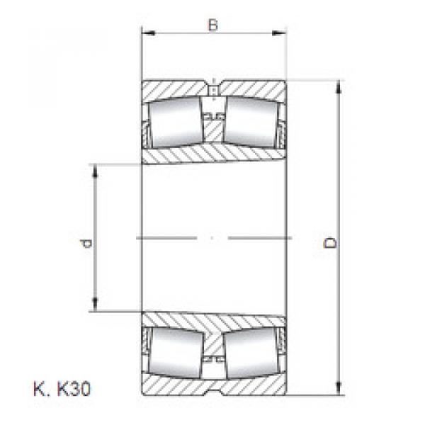 المحامل 239/670 KW33 ISO #1 image