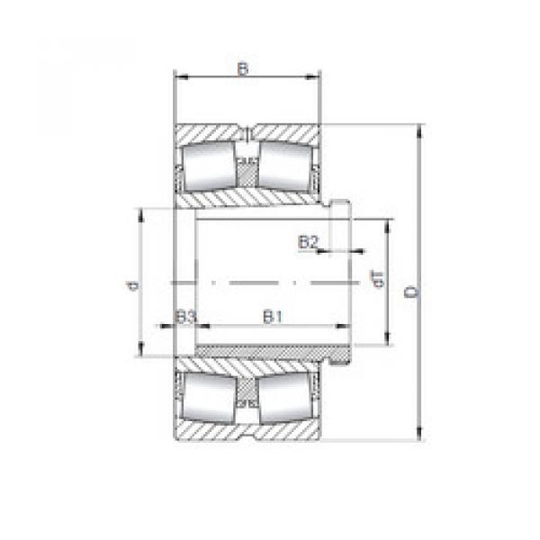 المحامل 240/900 K30CW33+AH240/900 CX #1 image