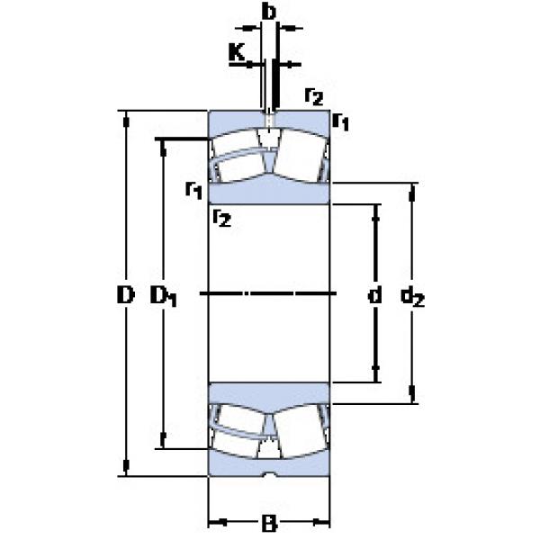 المحامل 24124 CC/W33 SKF #1 image