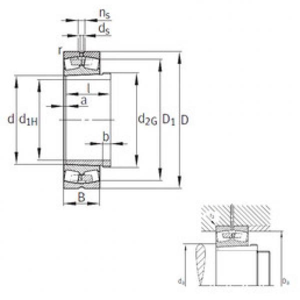 المحامل 23980-B-K-MB+AH3980G FAG #1 image