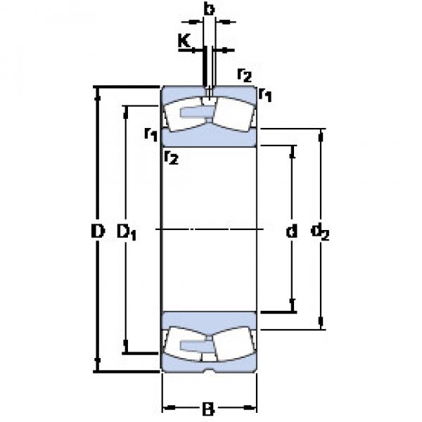 المحامل 240/850 ECA/W33 SKF #1 image