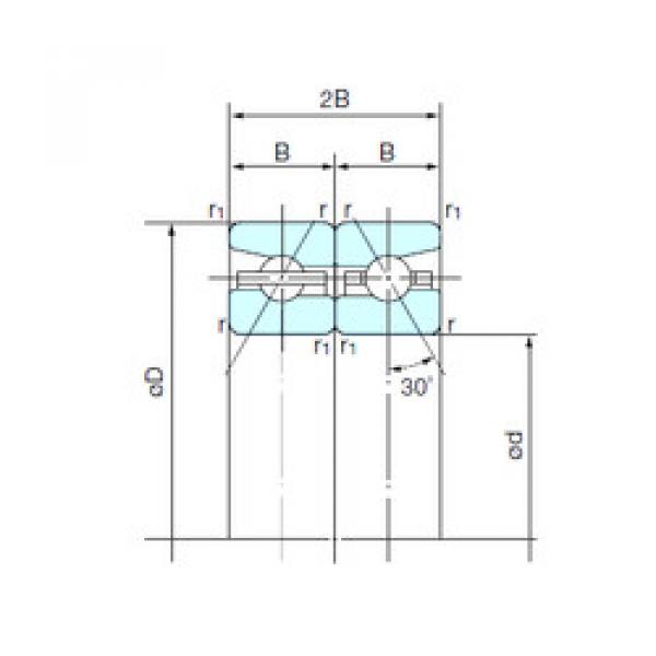 المحامل 55TAH10DB NACHI #1 image