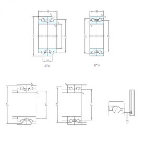 المحامل BTW 50 CTN9/SP SKF #1 image