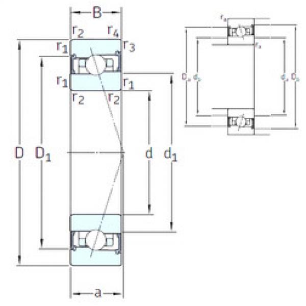 المحامل HX110 /S/NS 7CE1 SNFA #1 image