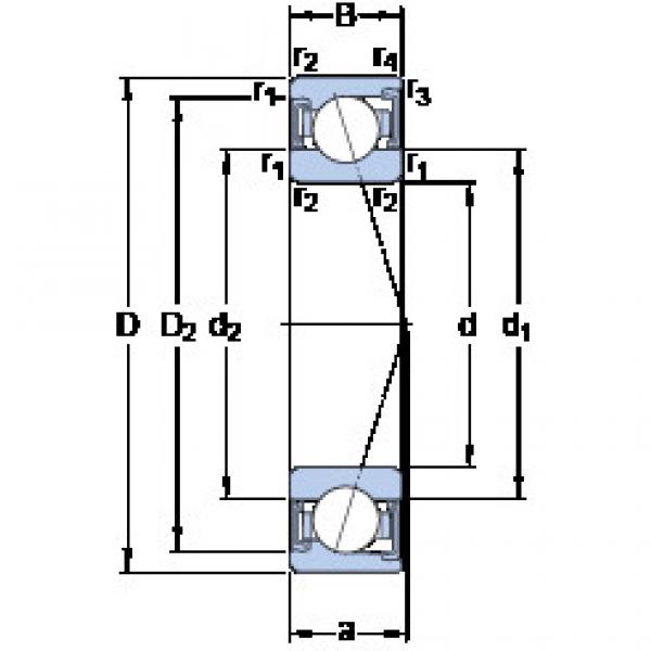 المحامل S7016 ACD/HCP4A SKF #1 image