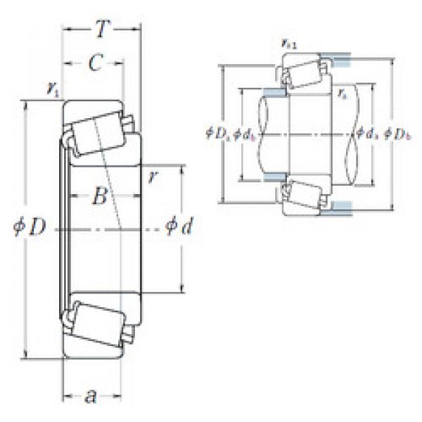 المحامل JM720249/JM720210 NSK #1 image