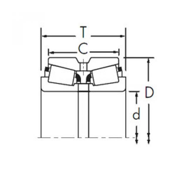 المحامل 496/493D+X2S-496 Timken #1 image