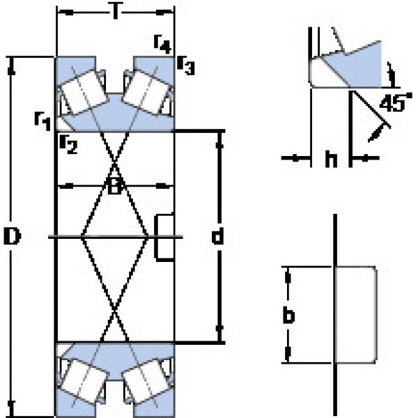 المحامل 332068 SKF #1 image