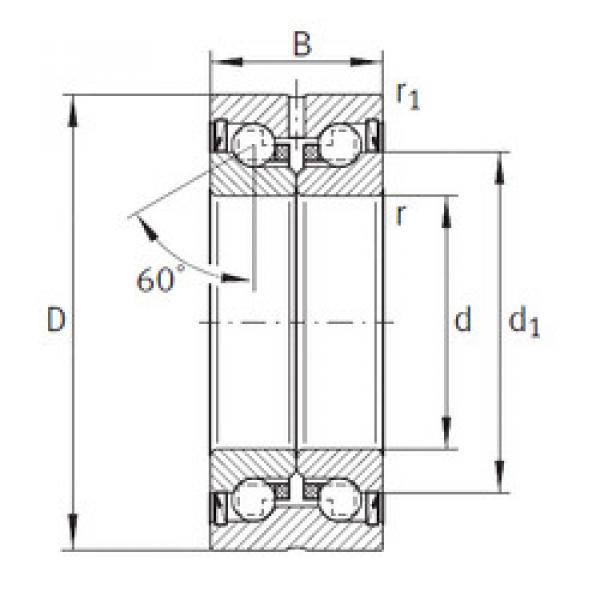 المحامل ZKLN2557-2Z INA #1 image