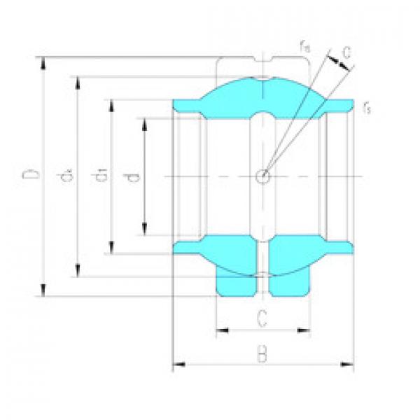 المحامل GEEW90ES-2RS LS #1 image