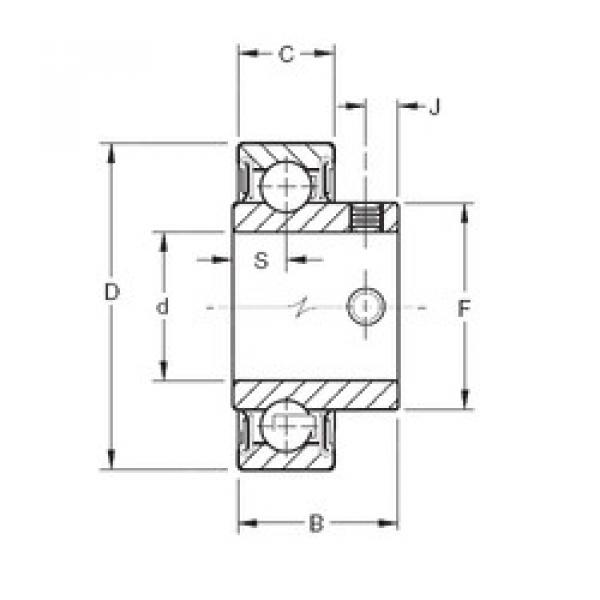 المحامل YA115RR Timken #1 image